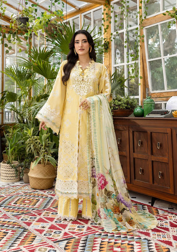 Elaf Premium EEC-2B Butter Bloom E Craft Chikankari With Chiffon 2025